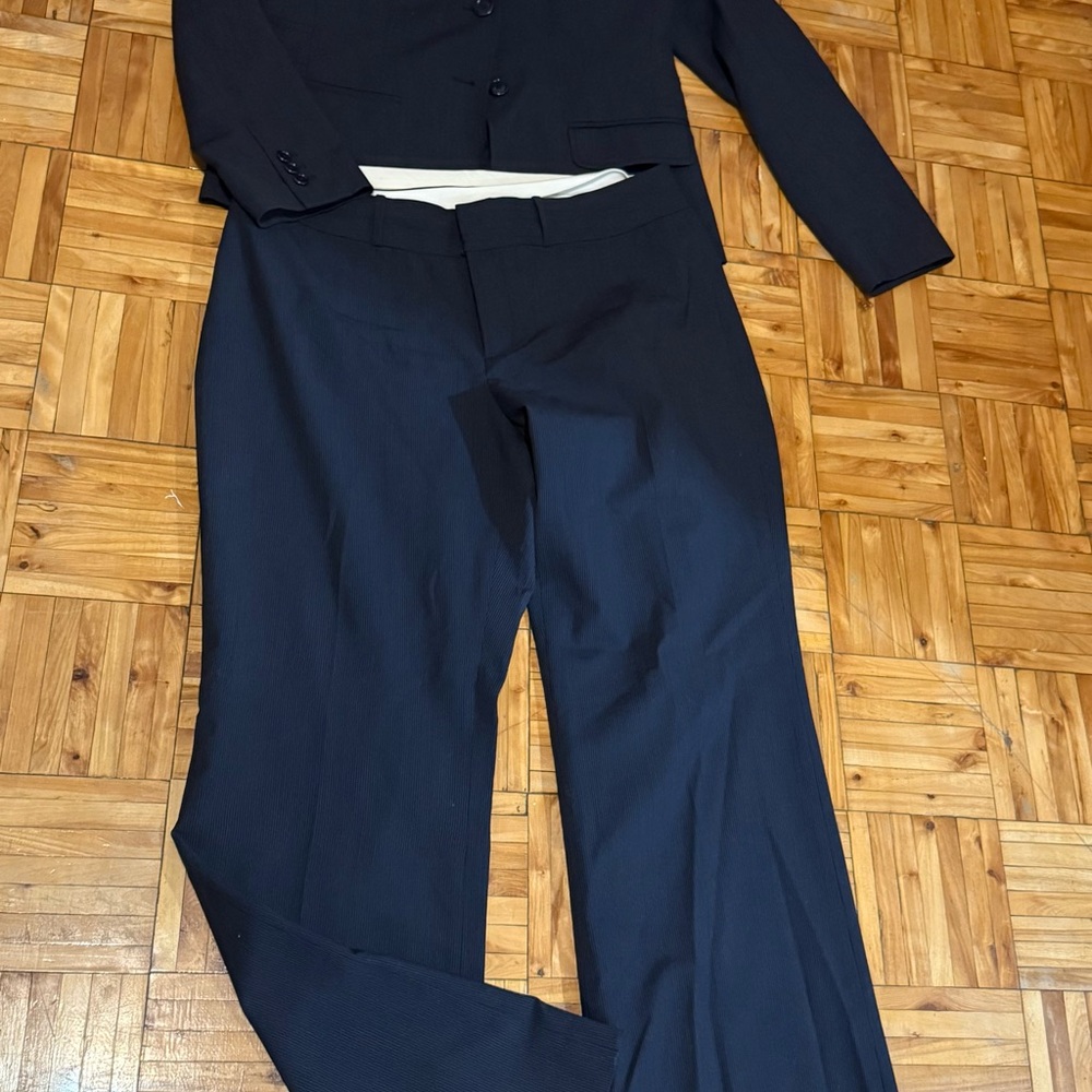 Navy Blue Suit Set